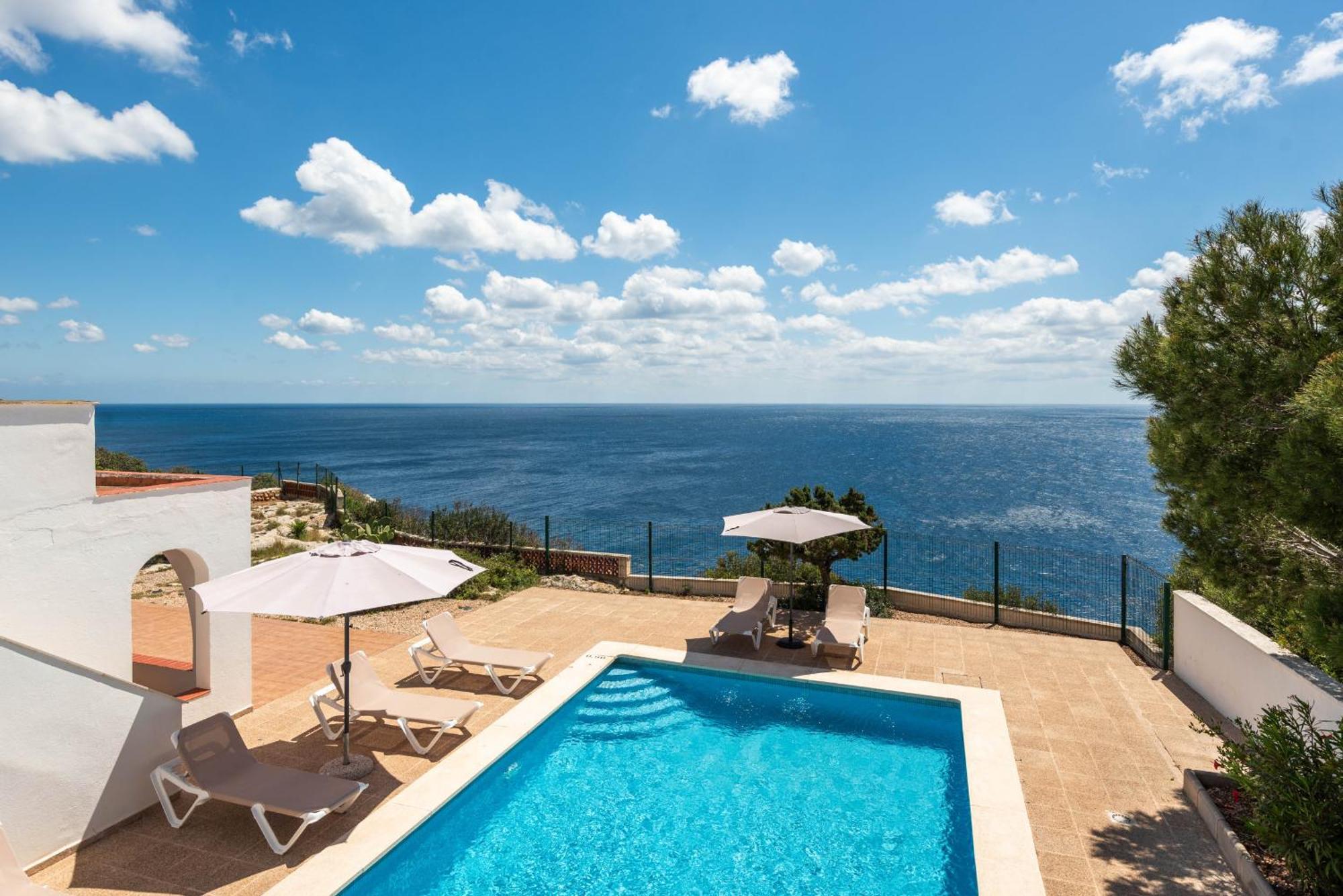 Villa Panorama Cala En Porter  Chambre photo