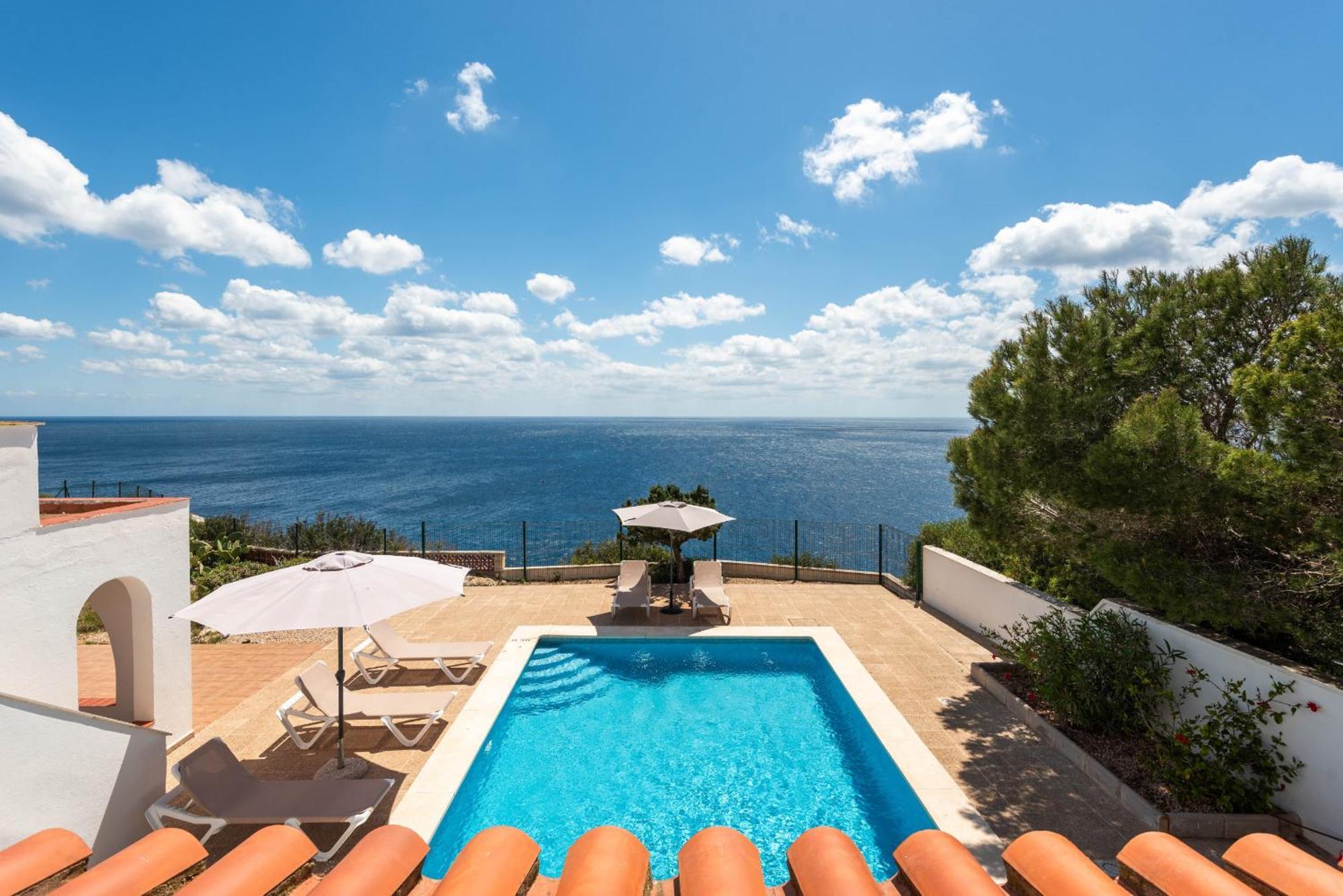 Villa Panorama Cala En Porter  Chambre photo