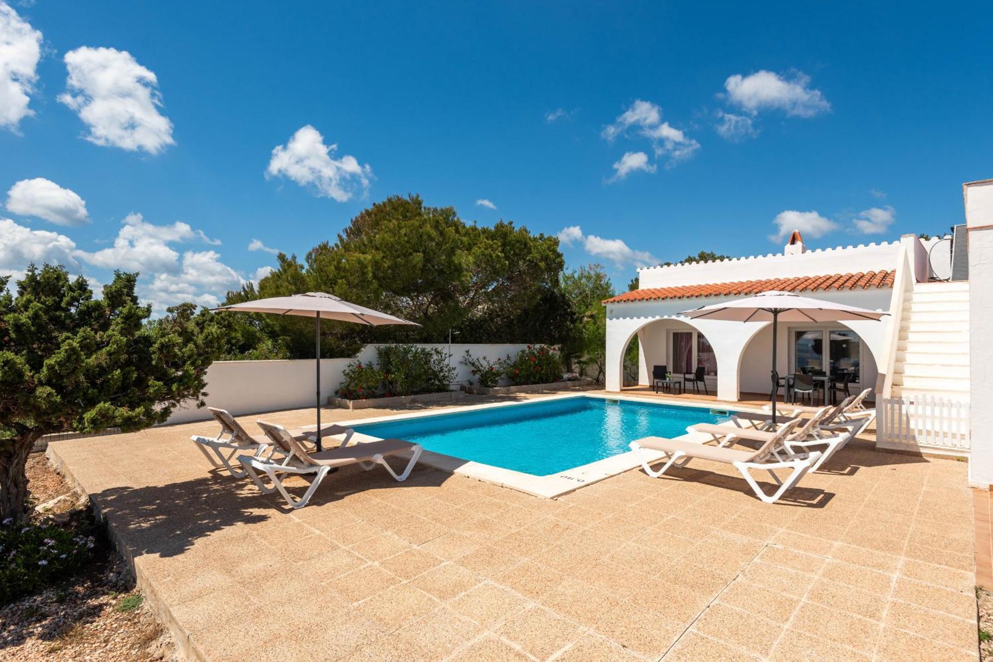 Villa Panorama Cala En Porter  Chambre photo