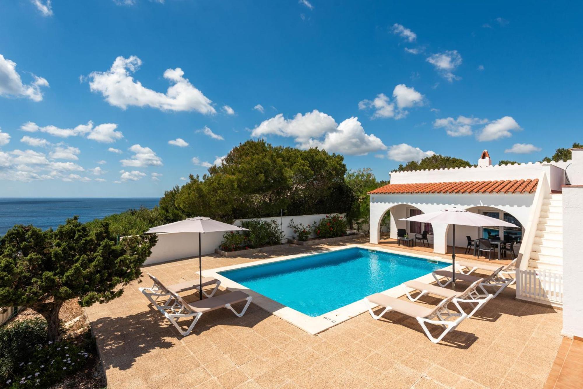 Villa Panorama Cala En Porter  Chambre photo