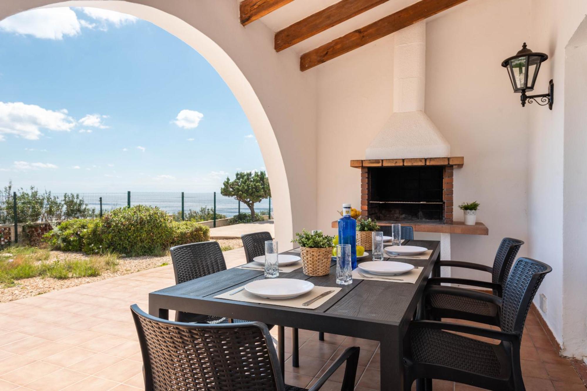 Villa Panorama Cala En Porter  Chambre photo
